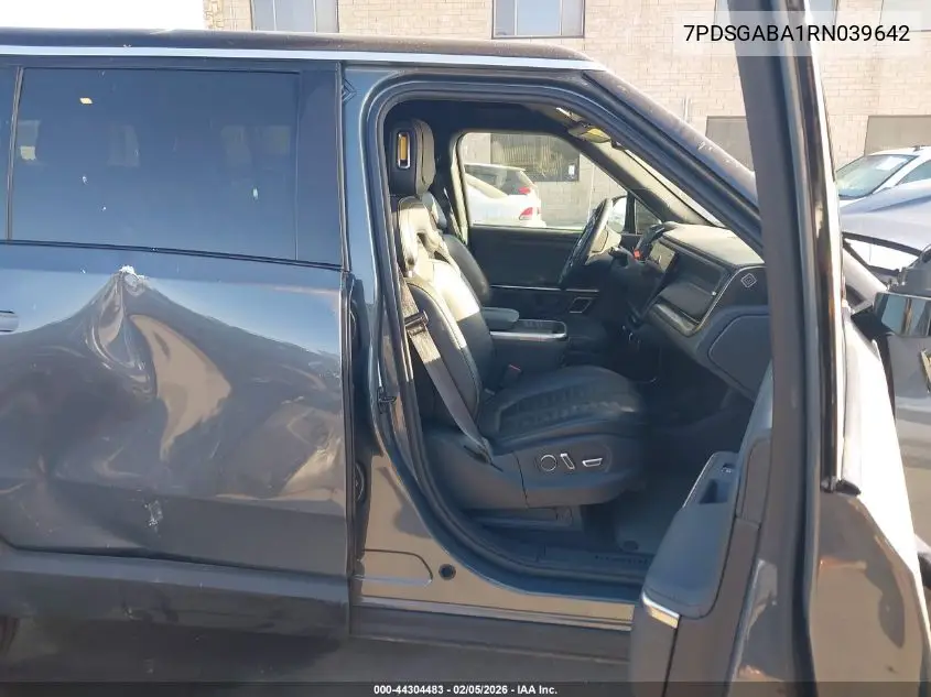 2024 Rivian R1S Adventure Quad Motor Large Pack VIN: 7PDSGABA1RN039642 Lot: 44304483