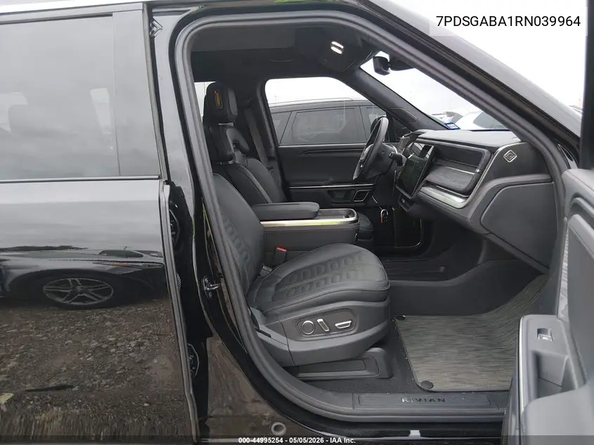 2024 Rivian R1S Adventure Quad Motor Large Pack VIN: 7PDSGABA1RN039964 Lot: 44995254