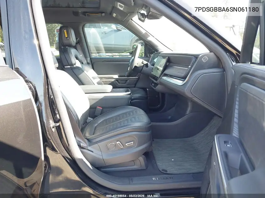 2025 Rivian R1S Adventure Dual Motor Large Pack/Adventure Dual Motor Max Pack VIN: 7PDSGBBA6SN061180 Lot: 45198054