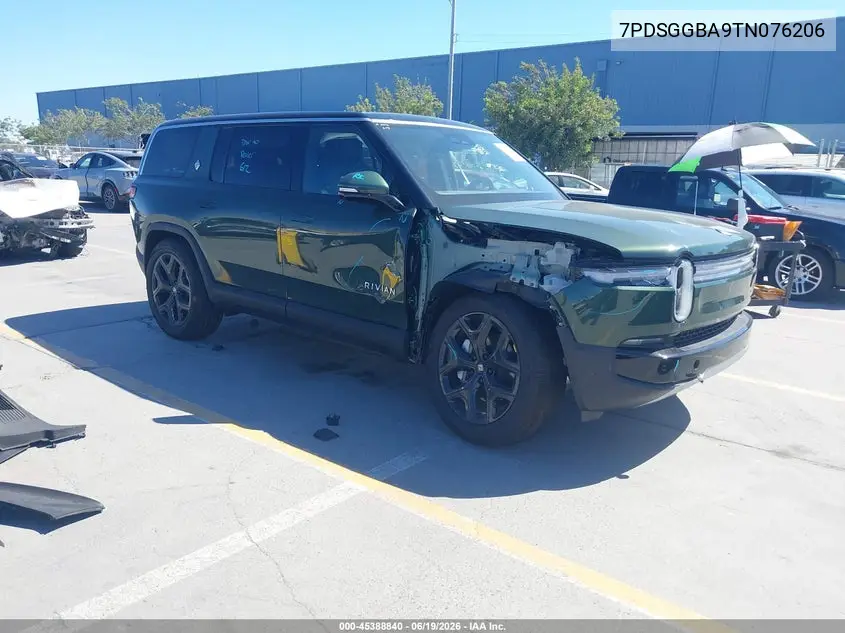 2026 Rivian R1S Dual Motor Standard Pack VIN: 7PDSGGBA9TN076206 Lot: 45388840