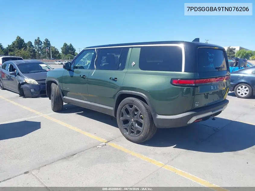 2026 Rivian R1S Dual Motor Standard Pack VIN: 7PDSGGBA9TN076206 Lot: 45388840