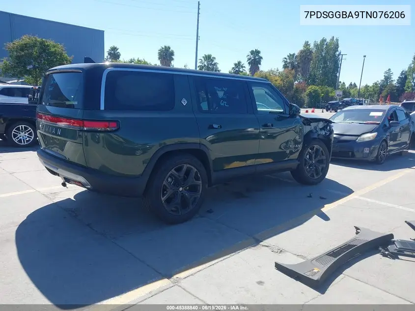 2026 Rivian R1S Dual Motor Standard Pack VIN: 7PDSGGBA9TN076206 Lot: 45388840