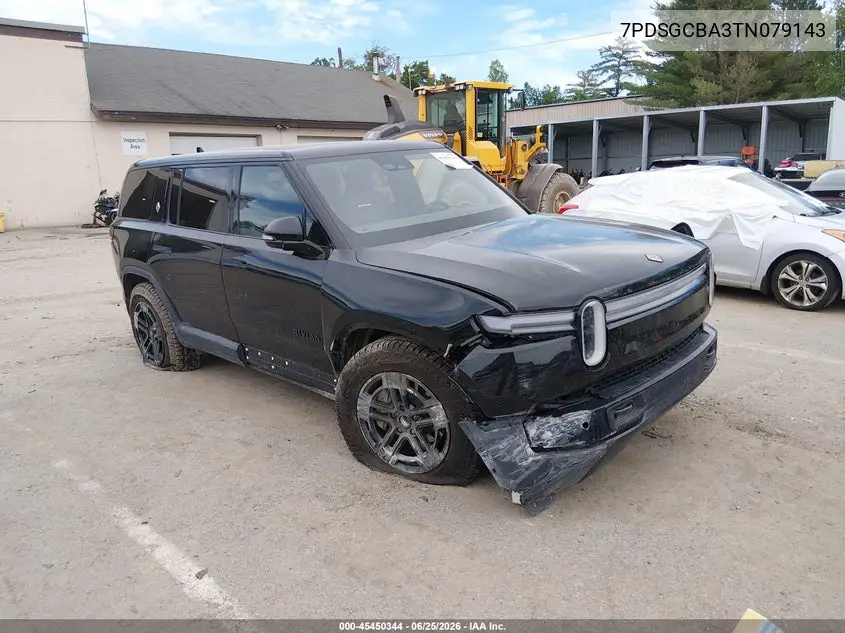 2026 Rivian R1S Dual Motor Max Pack/Performance Dual Motor Max Pack VIN: 7PDSGCBA3TN079143 Lot: 45450344