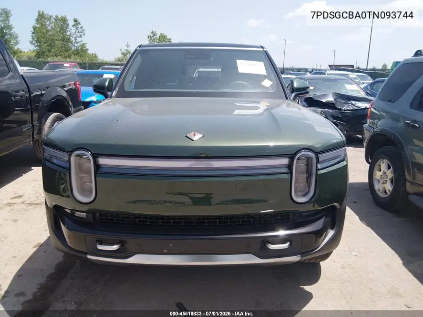 2026 Rivian R1S Dual Motor Max Pack/Performance Dual Motor Max Pack VIN: 7PDSGCBA0TN093744 Lot: 45518833
