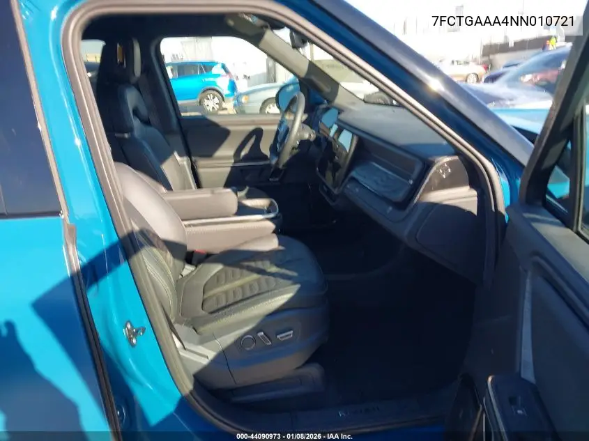 2022 Rivian R1T Adventure VIN: 7FCTGAAA4NN010721 Lot: 44090973
