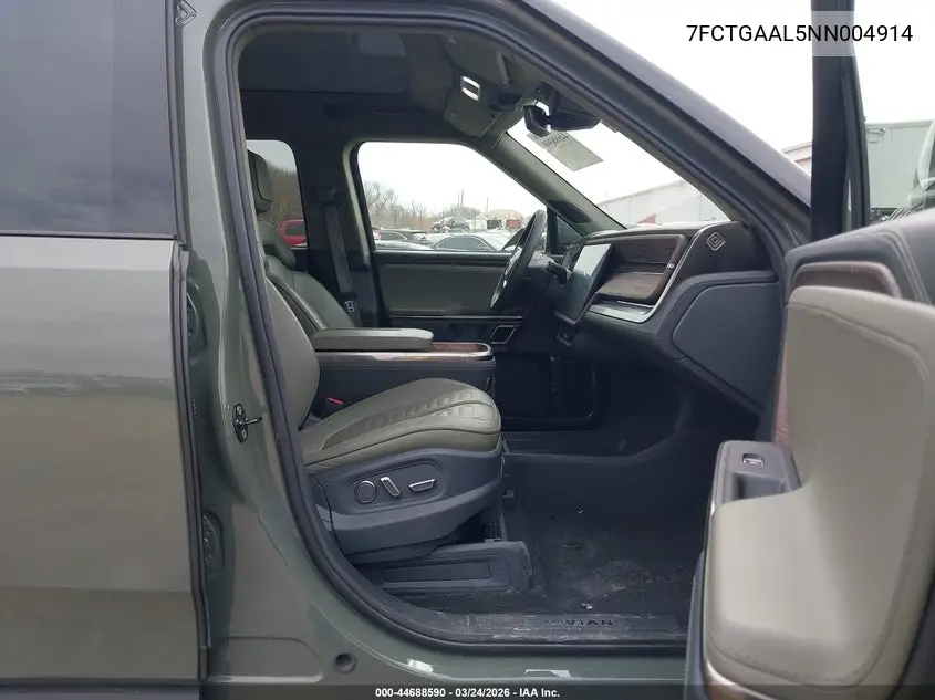 2022 Rivian R1T Launch Edition VIN: 7FCTGAAL5NN004914 Lot: 44688590