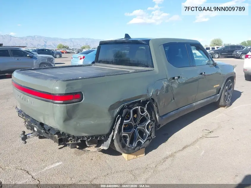 2022 Rivian R1T Launch Edition VIN: 7FCTGAAL9NN009789 Lot: 44800862