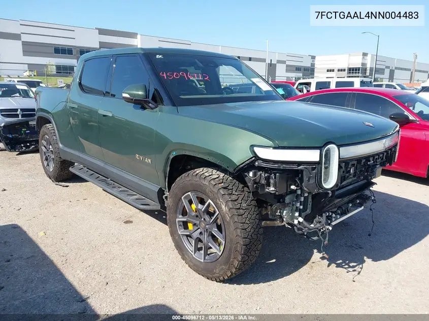 2022 Rivian R1T Launch Edition VIN: 7FCTGAAL4NN004483 Lot: 45096712