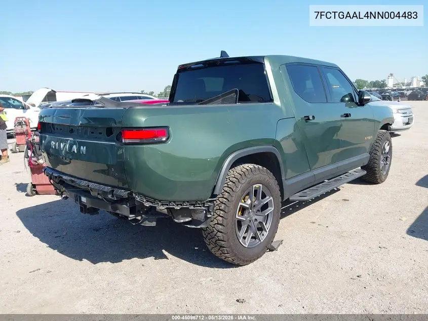 2022 Rivian R1T Launch Edition VIN: 7FCTGAAL4NN004483 Lot: 45096712
