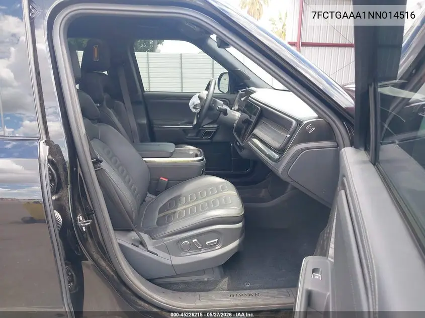 2022 Rivian R1T Adventure VIN: 7FCTGAAA1NN014516 Lot: 45226215