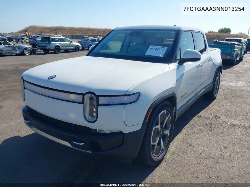 2022 Rivian R1T Adventure VIN: 7FCTGAAA3NN013254 Lot: 45424971