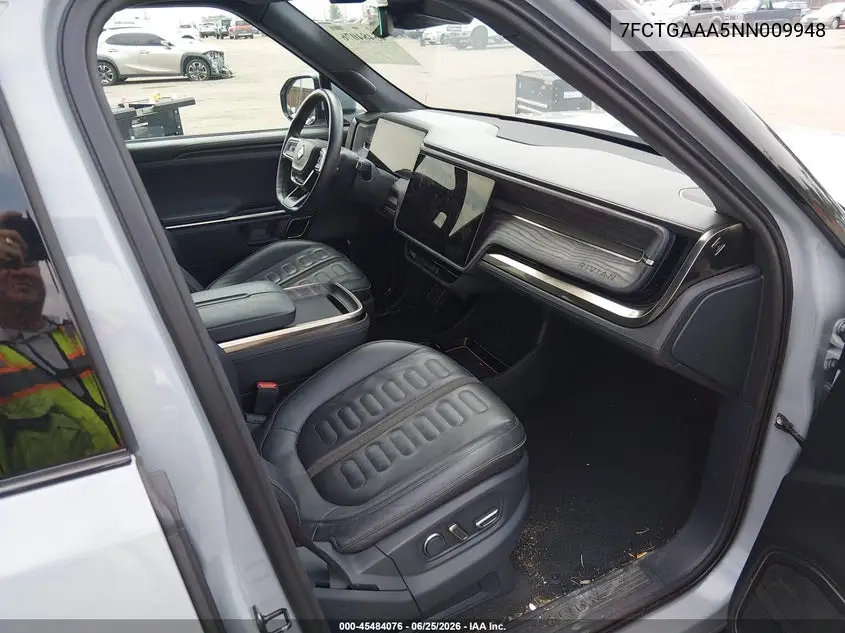 2022 Rivian R1T Adventure VIN: 7FCTGAAA5NN009948 Lot: 45484076
