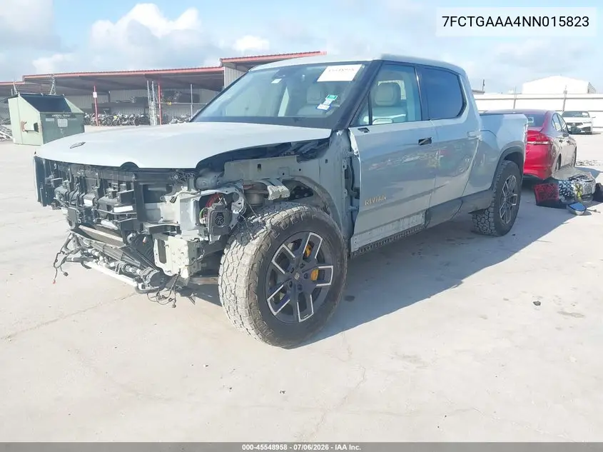 2022 Rivian R1T Adventure VIN: 7FCTGAAA4NN015823 Lot: 45548958