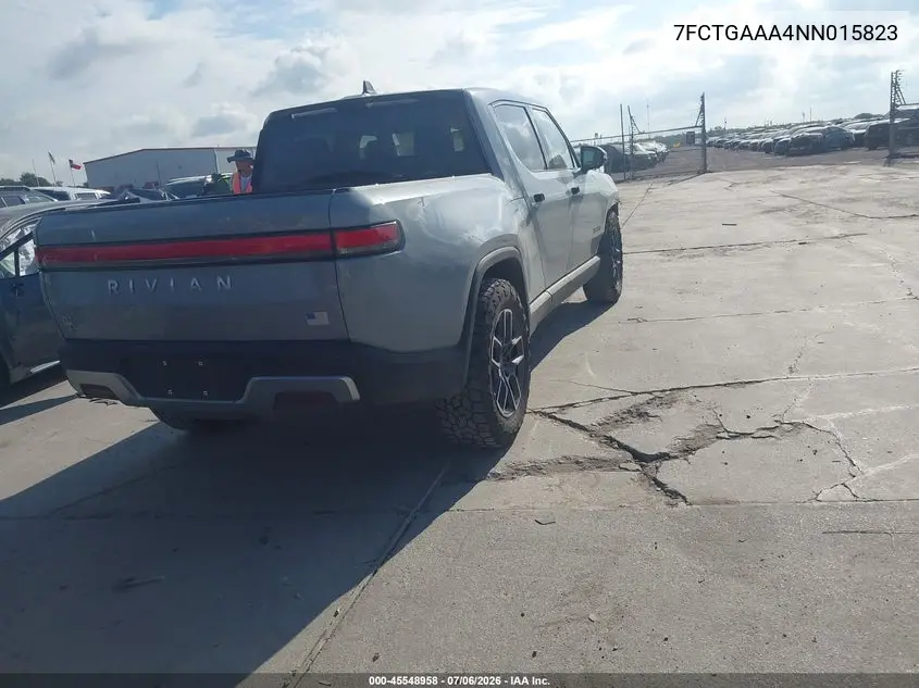 2022 Rivian R1T Adventure VIN: 7FCTGAAA4NN015823 Lot: 45548958