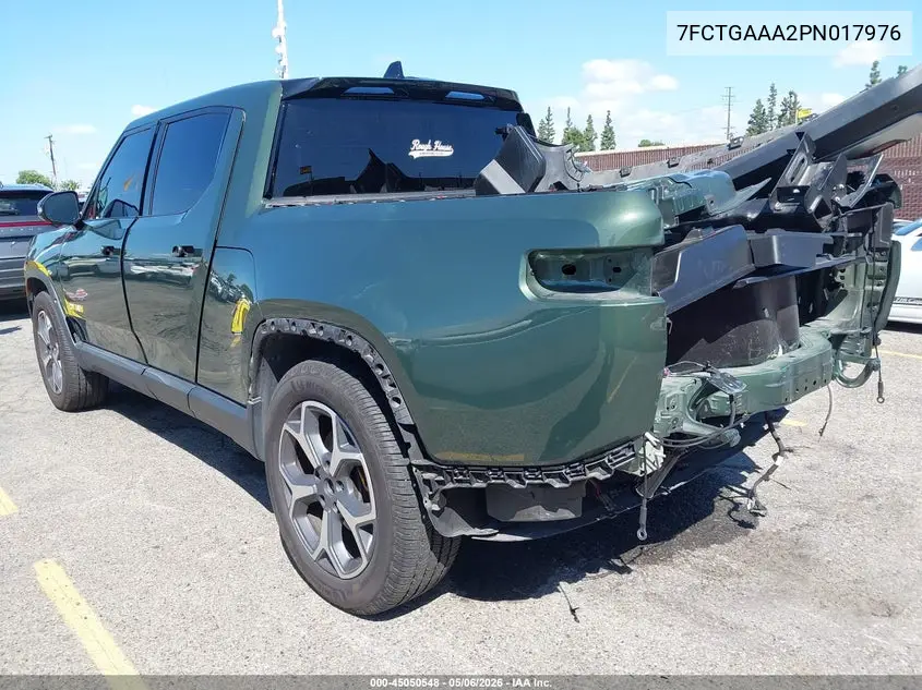 2023 Rivian R1T Adventure Quad Motor Large Pack VIN: 7FCTGAAA2PN017976 Lot: 45050548