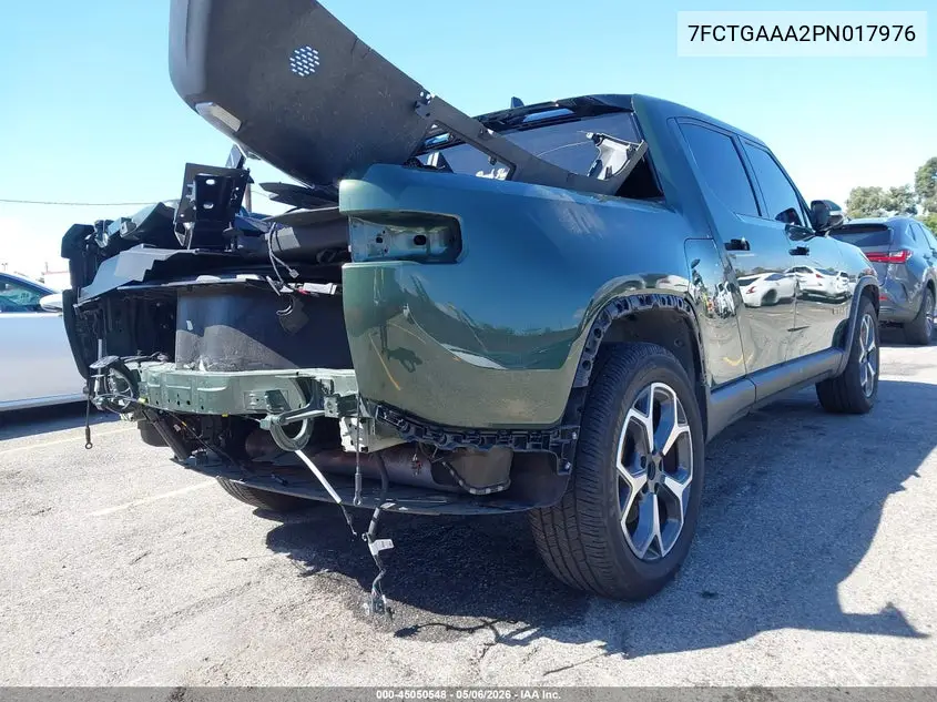 2023 Rivian R1T Adventure Quad Motor Large Pack VIN: 7FCTGAAA2PN017976 Lot: 45050548