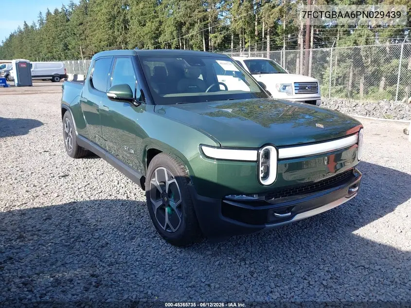 2023 Rivian R1T Adventure/Adventure Dual Motor Large Pack/Adventure Dual Motor Max Pack VIN: 7FCTGBAA6PN029439 Lot: 45365735