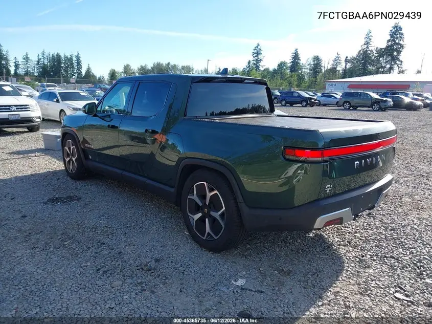 2023 Rivian R1T Adventure/Adventure Dual Motor Large Pack/Adventure Dual Motor Max Pack VIN: 7FCTGBAA6PN029439 Lot: 45365735