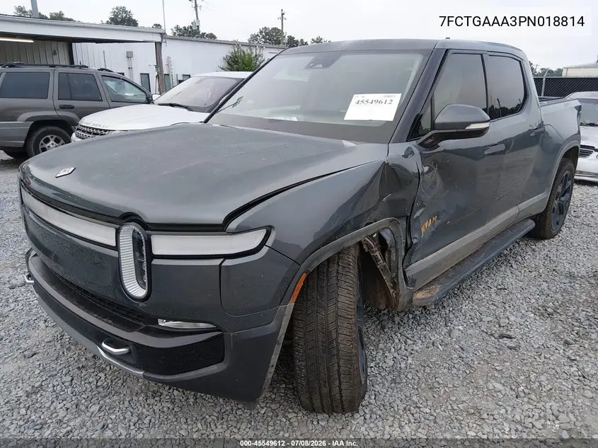 2023 Rivian R1T Adventure VIN: 7FCTGAAA3PN018814 Lot: 45549612