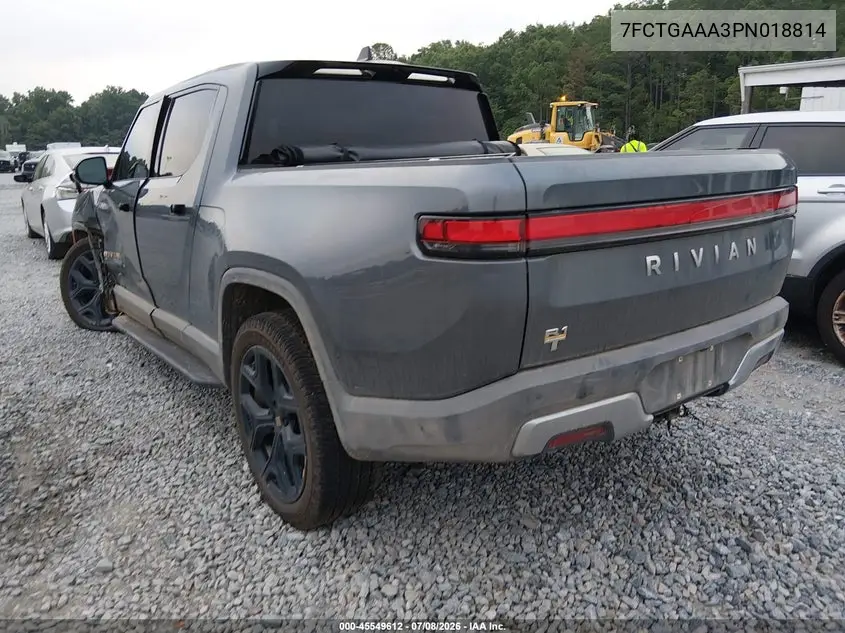 2023 Rivian R1T Adventure VIN: 7FCTGAAA3PN018814 Lot: 45549612