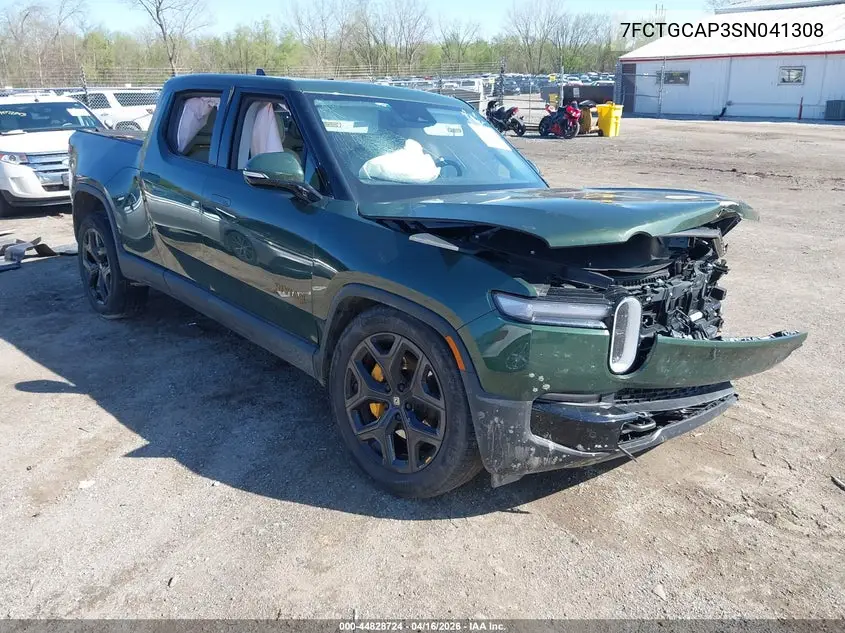 2025 Rivian R1T Ascend Tri Motor Max Pack/Premium Tri Motor Max Pack VIN: 7FCTGCAP3SN041308 Lot: 44828724