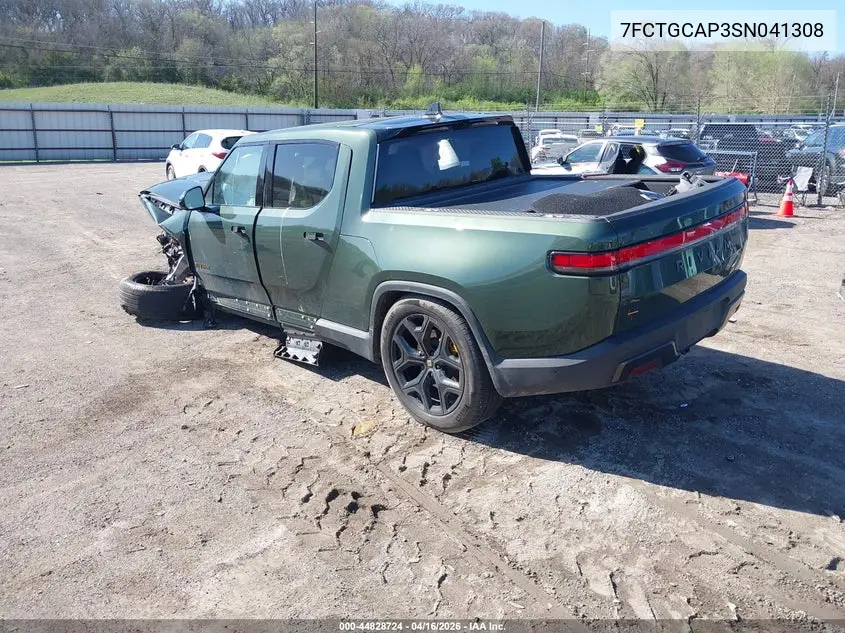 2025 Rivian R1T Ascend Tri Motor Max Pack/Premium Tri Motor Max Pack VIN: 7FCTGCAP3SN041308 Lot: 44828724