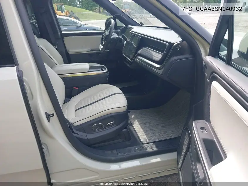 2025 Rivian R1T Adventure VIN: 7FCTGCAA3SN040932 Lot: 45328183