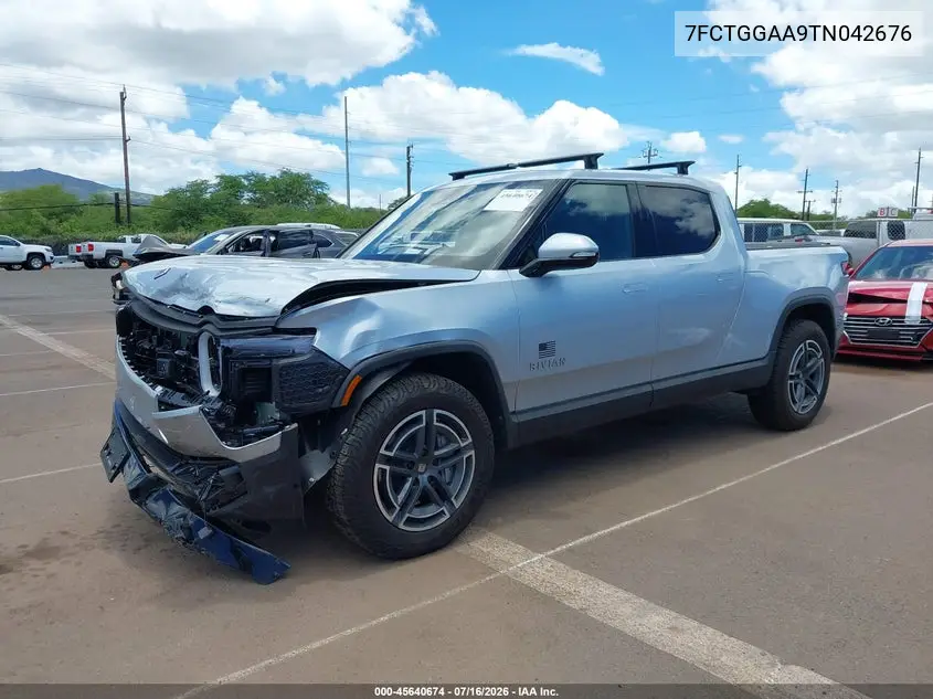 2026 Rivian R1T Dual Motor Standard Pack VIN: 7FCTGGAA9TN042676 Lot: 45640674