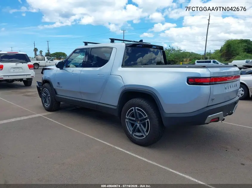 2026 Rivian R1T Dual Motor Standard Pack VIN: 7FCTGGAA9TN042676 Lot: 45640674