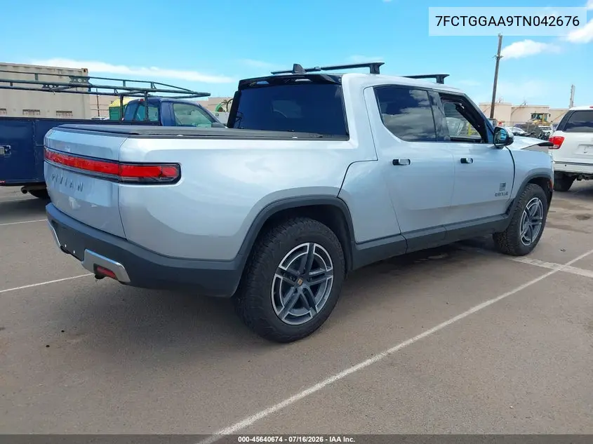 2026 Rivian R1T Dual Motor Standard Pack VIN: 7FCTGGAA9TN042676 Lot: 45640674