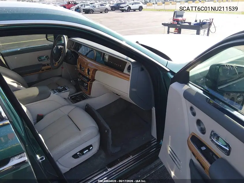 2022 Rolls-Royce Phantom VIN: SCATT6C01NU211539 Lot: 45404028