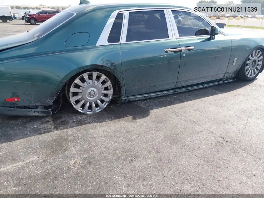 2022 Rolls-Royce Phantom VIN: SCATT6C01NU211539 Lot: 45404028