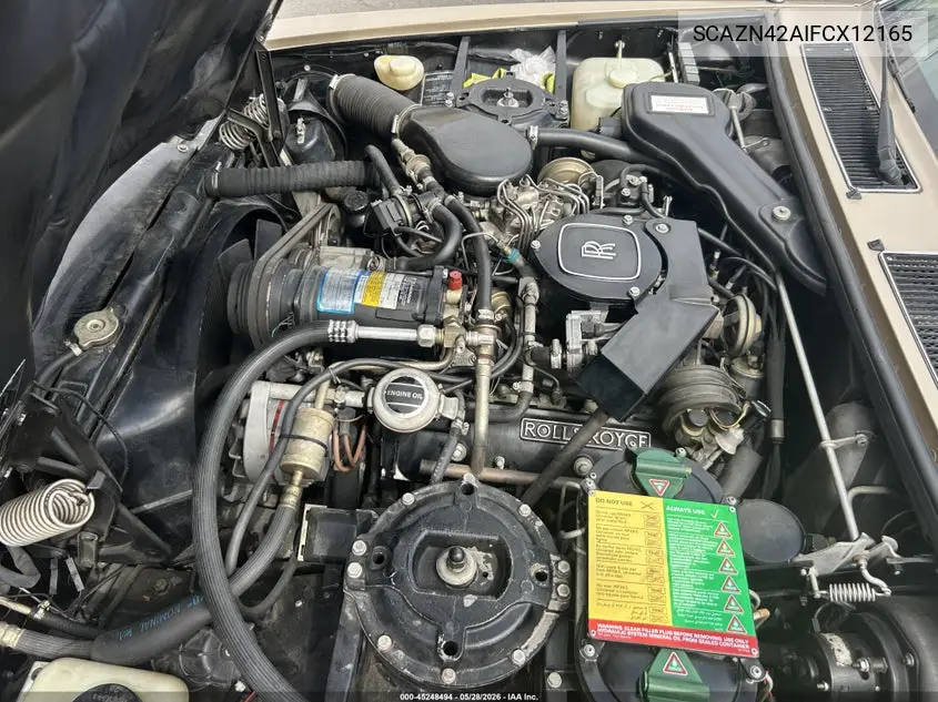 1985 Rolls-Royce Silver Spur VIN: SCAZN42A1FCX12165 Lot: 45248494