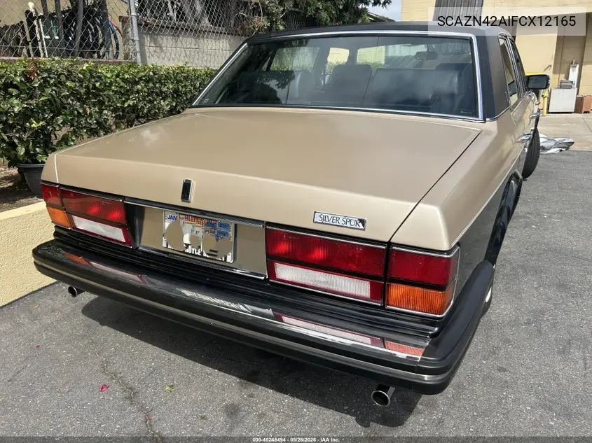 1985 Rolls-Royce Silver Spur VIN: SCAZN42A1FCX12165 Lot: 45248494