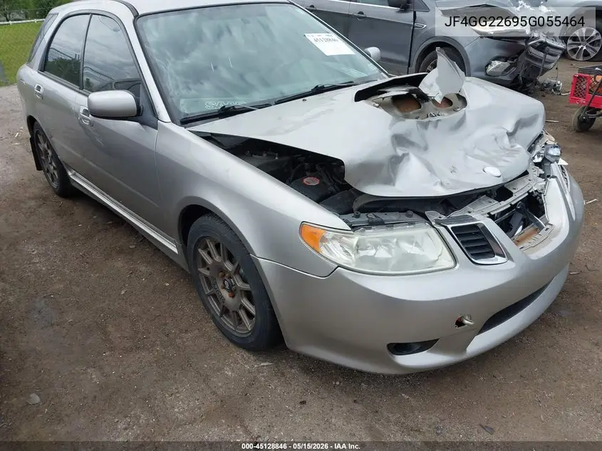 2005 Saab 9-2X Aero VIN: JF4GG22695G055464 Lot: 45128846