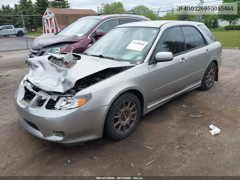 2005 Saab 9-2X Aero VIN: JF4GG22695G055464 Lot: 45128846