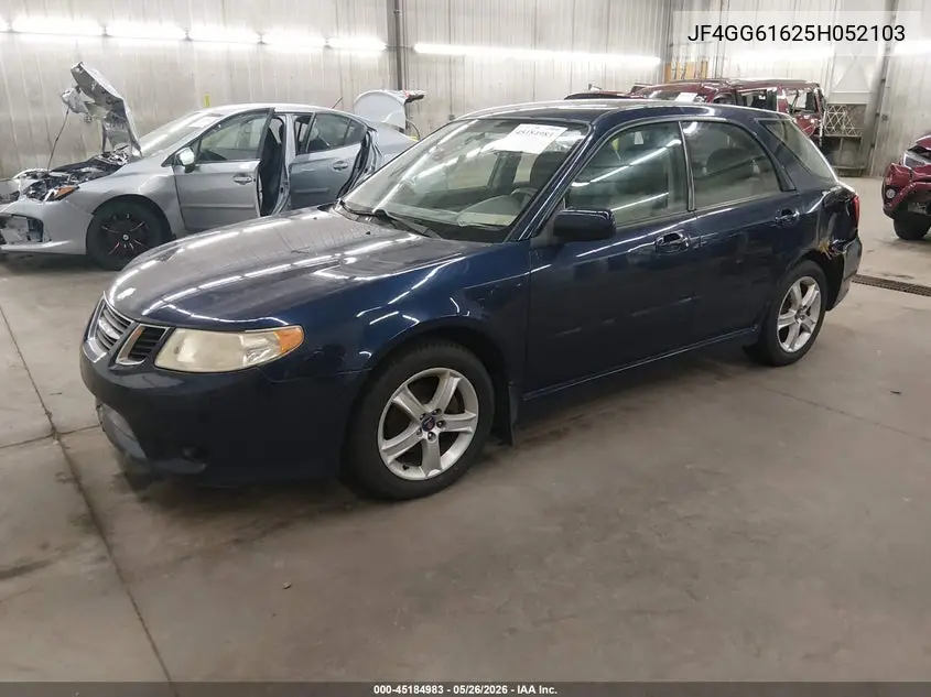2005 Saab 9-2X Linear VIN: JF4GG61625H052103 Lot: 45184983