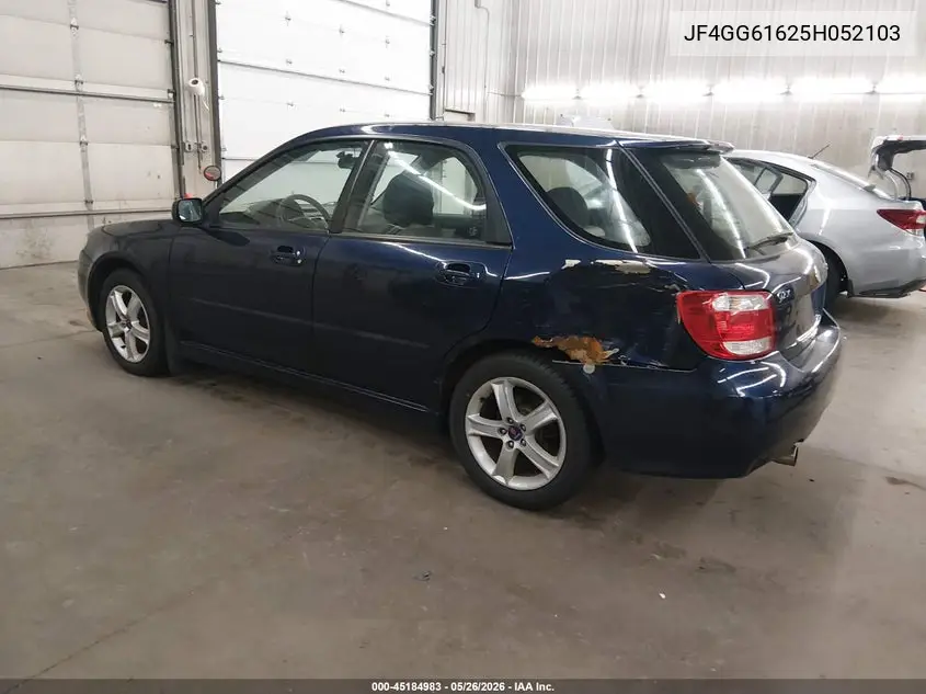 2005 Saab 9-2X Linear VIN: JF4GG61625H052103 Lot: 45184983