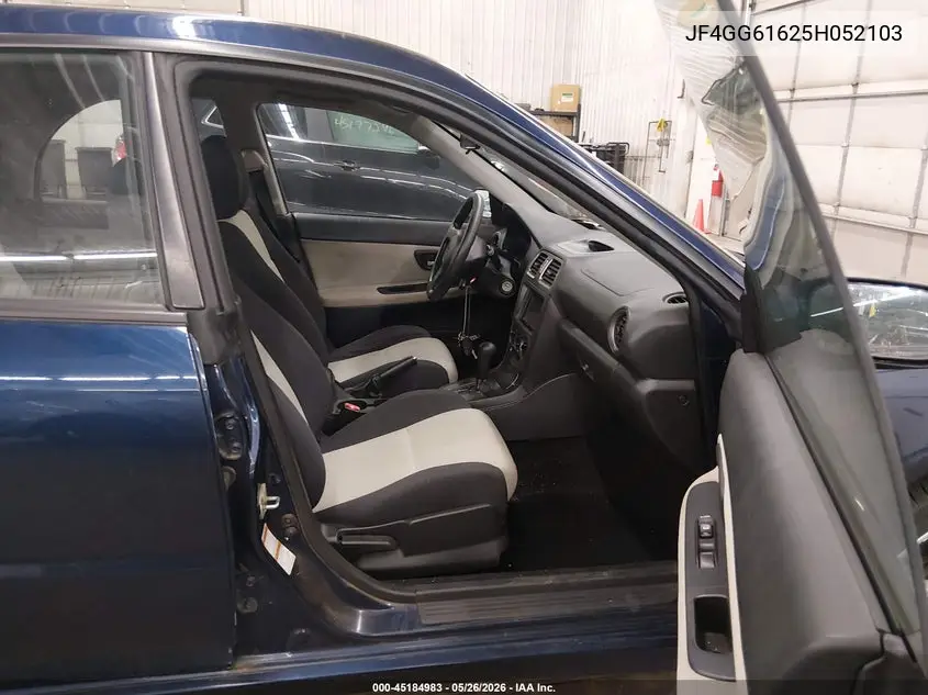 2005 Saab 9-2X Linear VIN: JF4GG61625H052103 Lot: 45184983