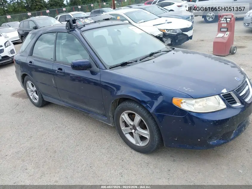 2005 Saab 9-2X Linear VIN: JF4GG61665H051357 Lot: 45370525