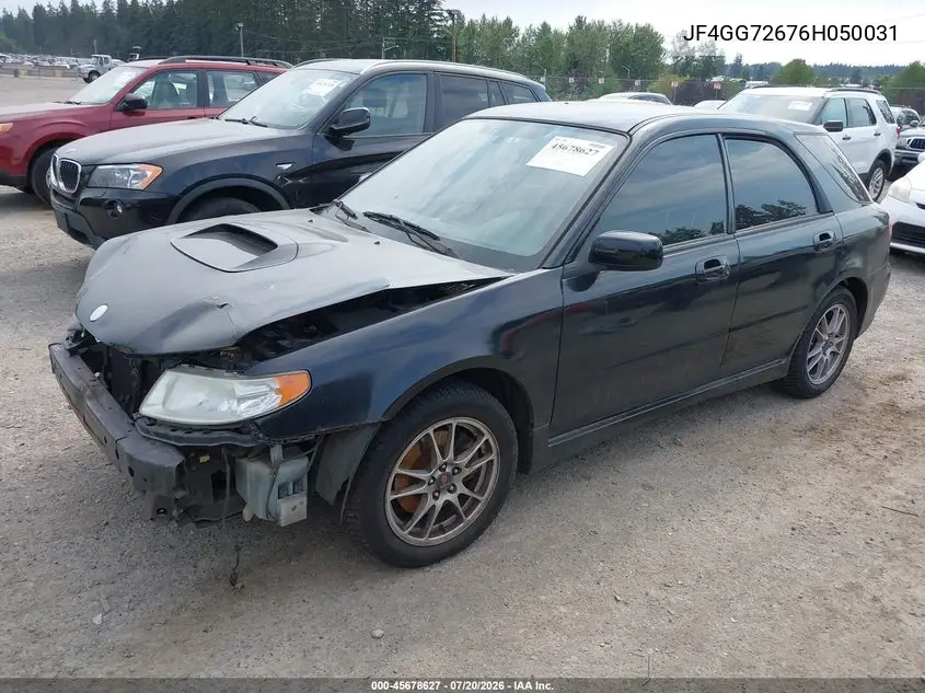 2006 Saab 9-2X Aero VIN: JF4GG72676H050031 Lot: 45678627