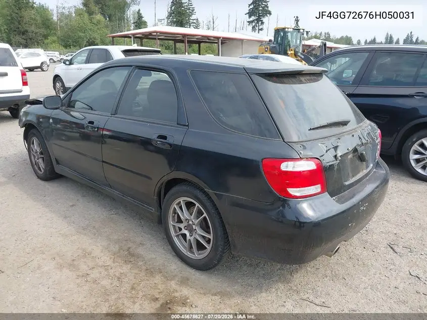 2006 Saab 9-2X Aero VIN: JF4GG72676H050031 Lot: 45678627