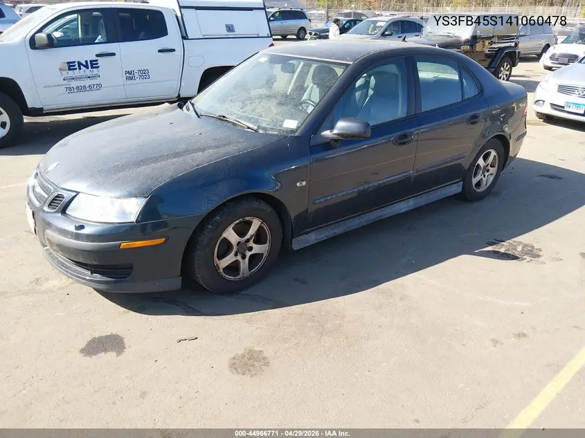 2004 Saab 9-3 Linear VIN: YS3FB45S141060478 Lot: 44966771