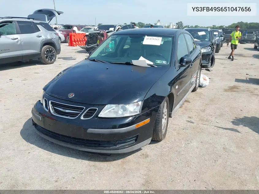 2005 Saab 9-3 Linear VIN: YS3FB49S651047656 Lot: 45459263
