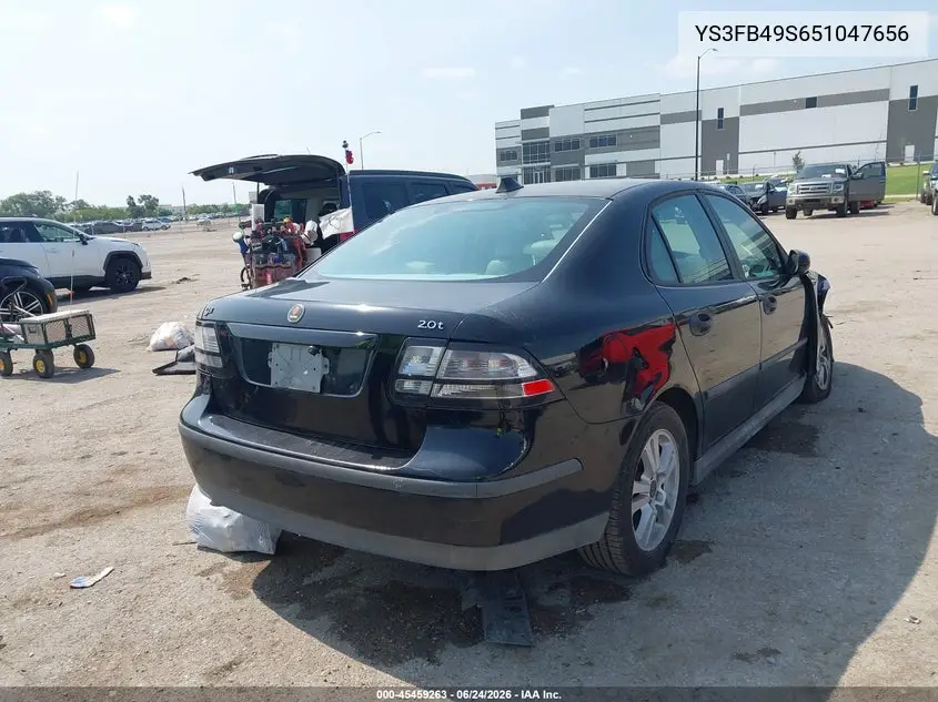 2005 Saab 9-3 Linear VIN: YS3FB49S651047656 Lot: 45459263