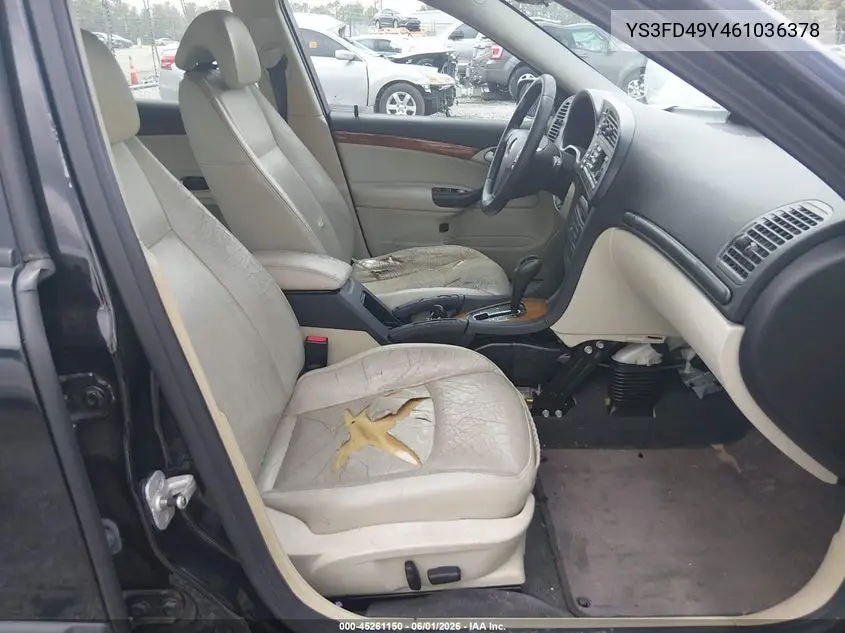 2006 Saab 9-3 2.0T VIN: YS3FD49Y961026378 Lot: 45261150