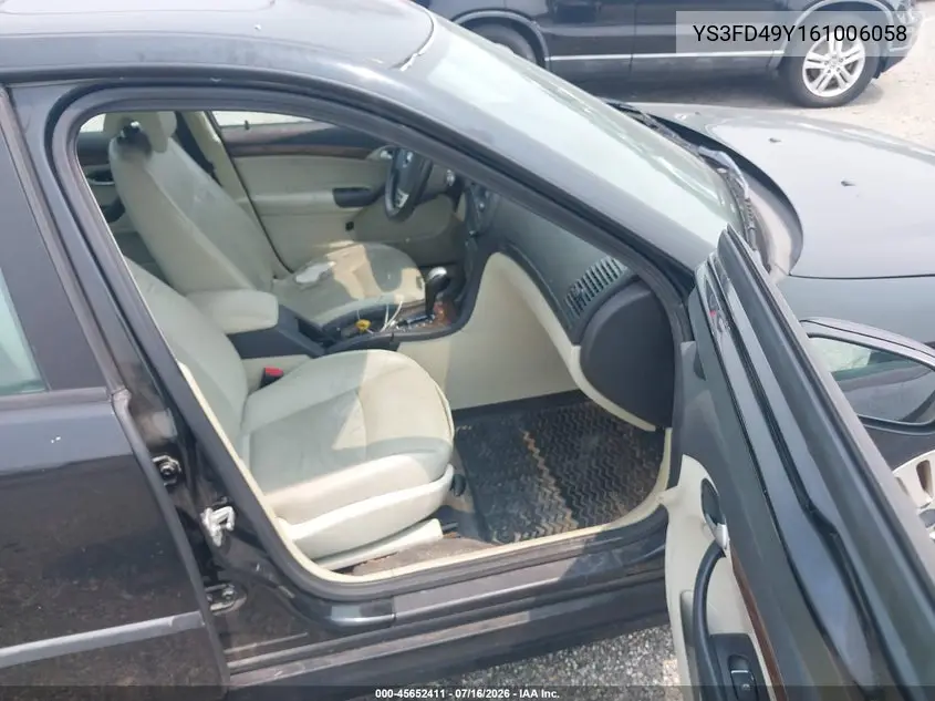 2006 Saab 9-3 2.0T VIN: YS3FD49Y161006058 Lot: 45652411