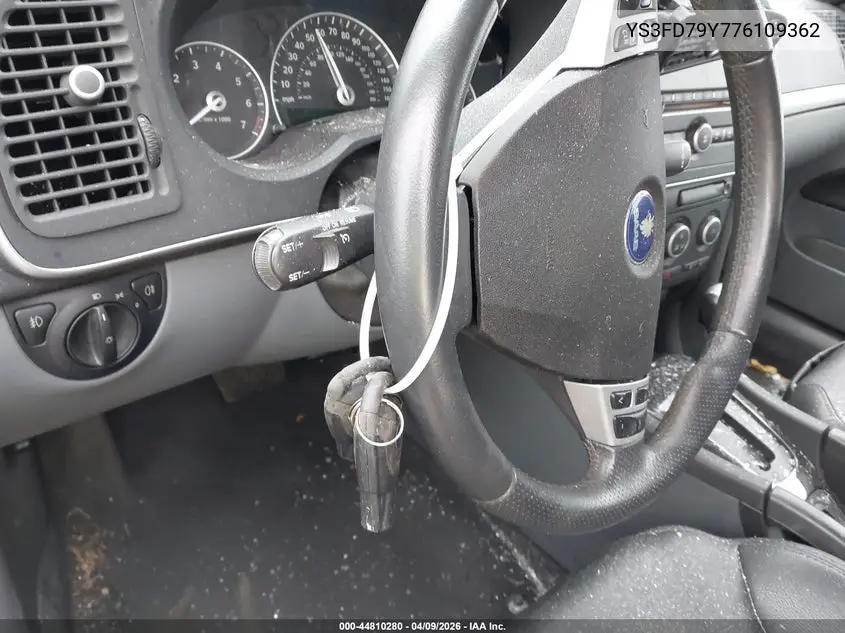 2007 Saab 9-3 2.0T VIN: YS3FD79Y776109362 Lot: 44810280