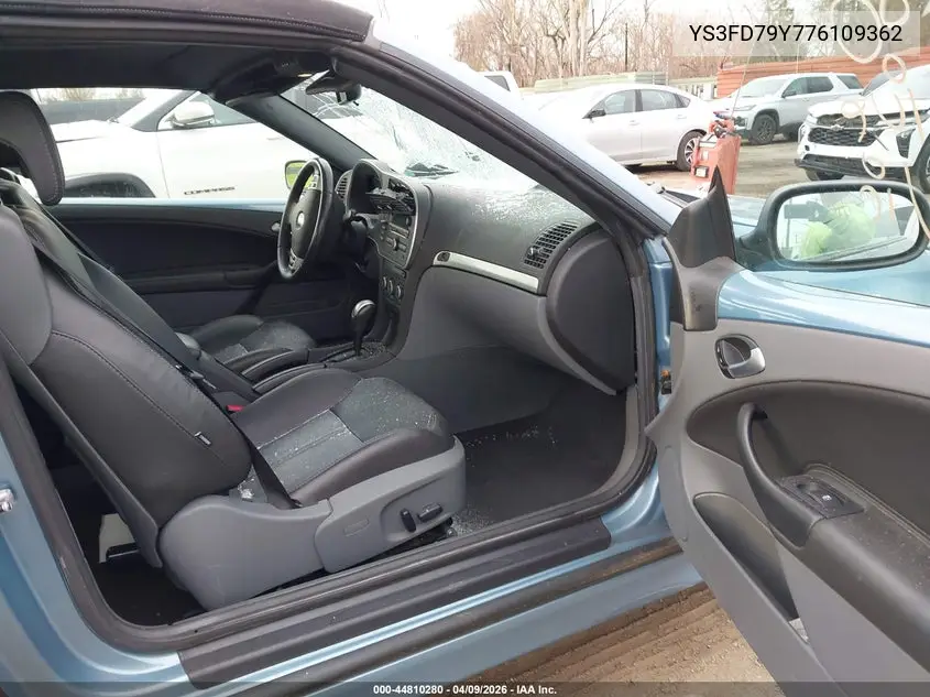 2007 Saab 9-3 2.0T VIN: YS3FD79Y776109362 Lot: 44810280
