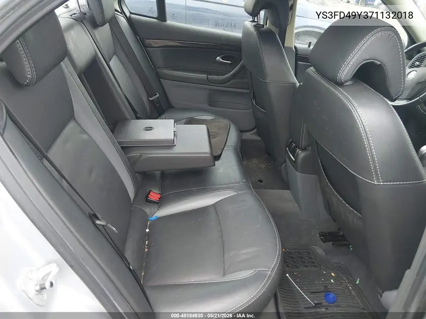 2007 Saab 9-3 2.0T VIN: YS3FD49Y371132018 Lot: 45184930